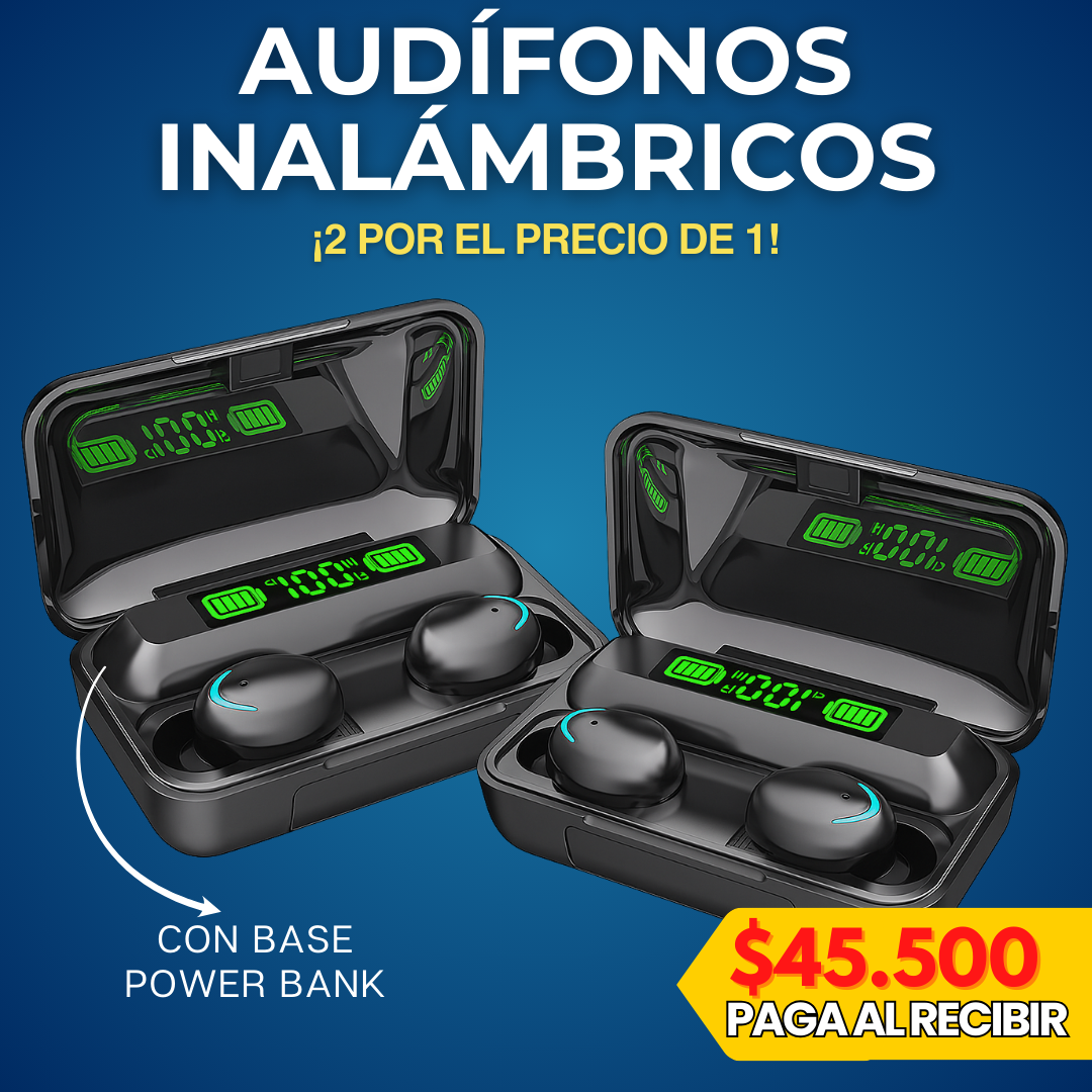 Audífonos Inalámbricos 2X1