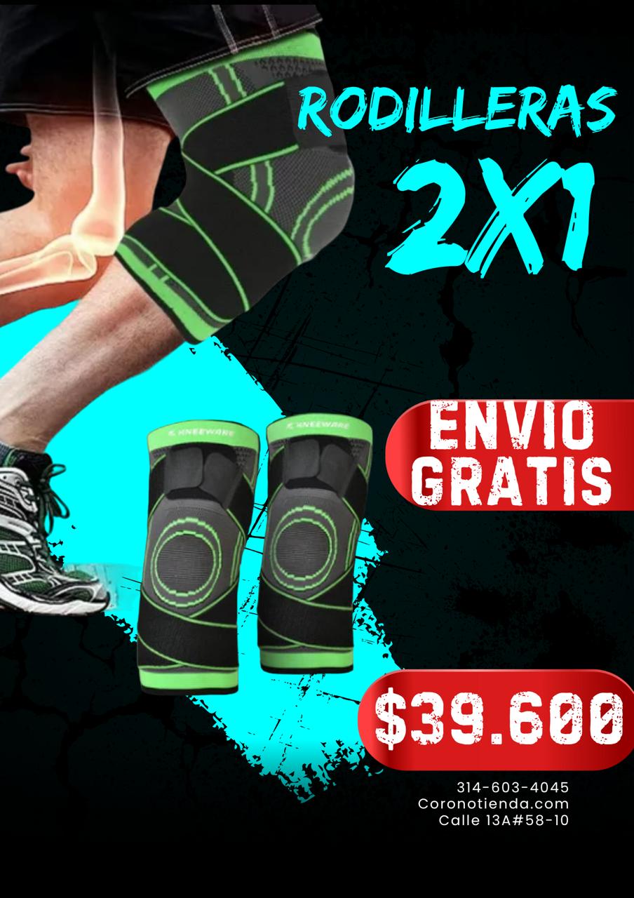 2X1 RODILLERAS DEPORTIVAS ORTOPEDICAS