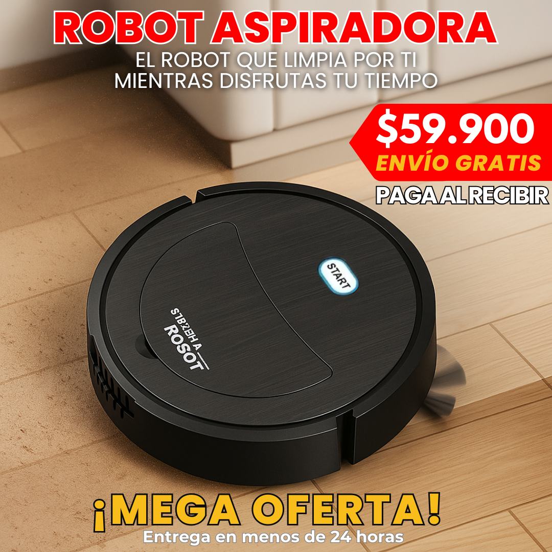 Aspiradora Robot 3 en 1