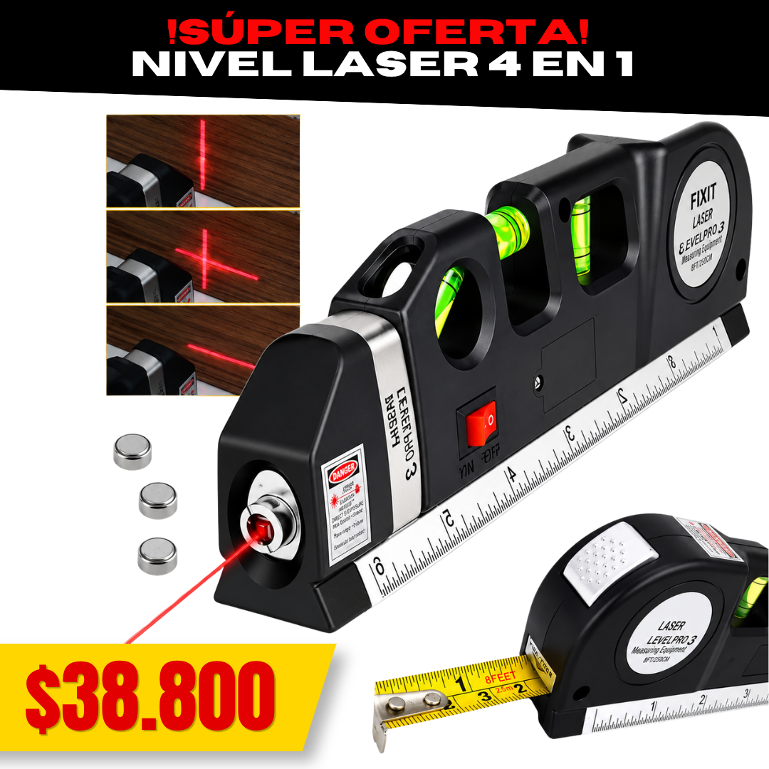 Nivel laser 4 en 1