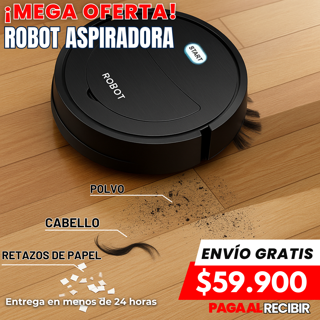 Aspiradora Robot 3 en 1