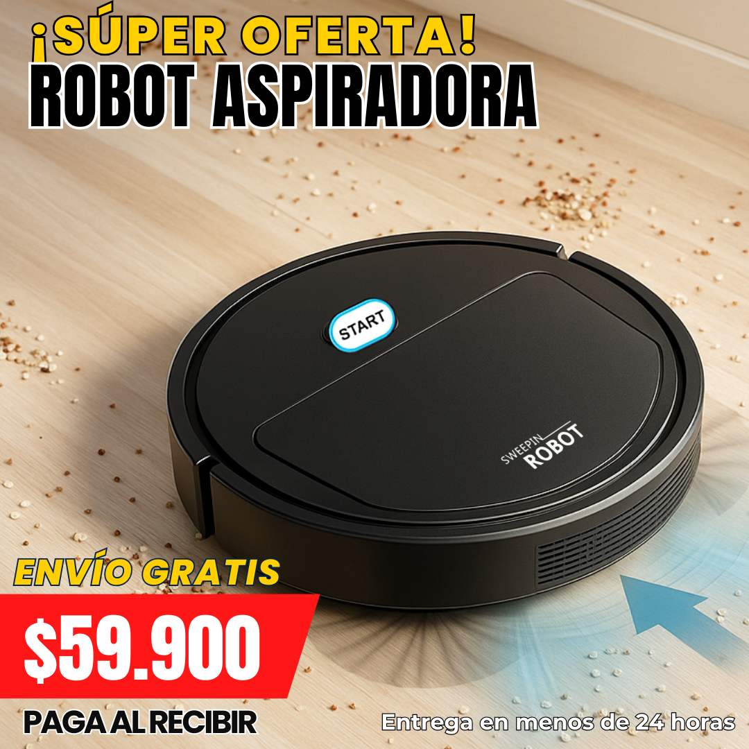 Aspiradora Robot 3 en 1