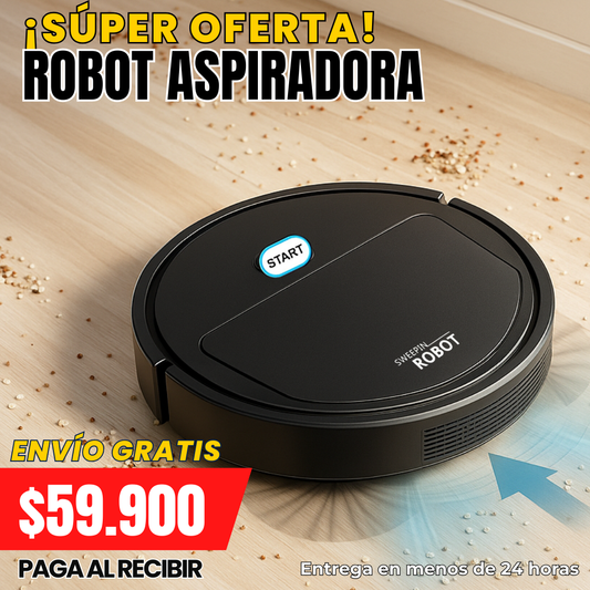 Aspiradora Robot 3 en 1