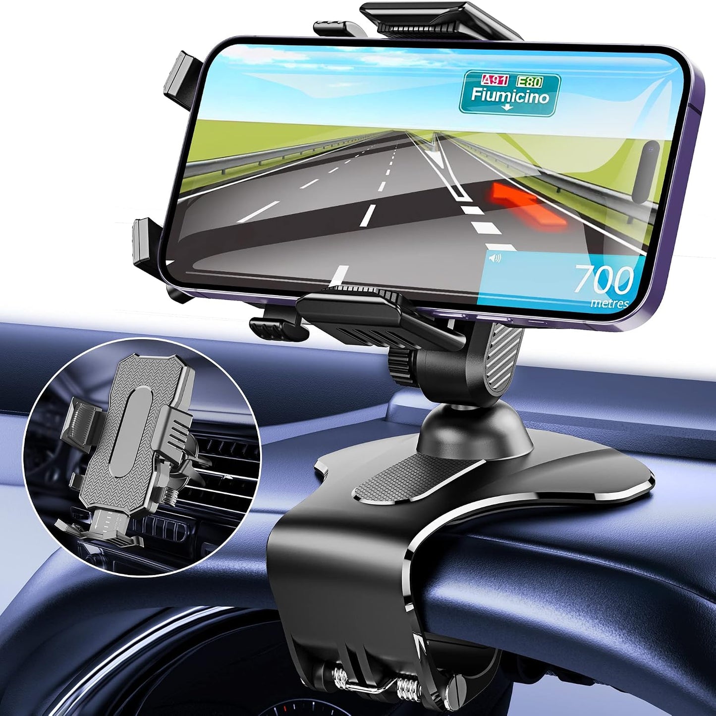 SOPORTE PARA CARRO 360 + LINTERNA GRATIS