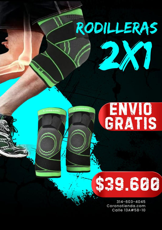 2X1 RODILLERAS DEPORTIVAS ORTOPEDICAS