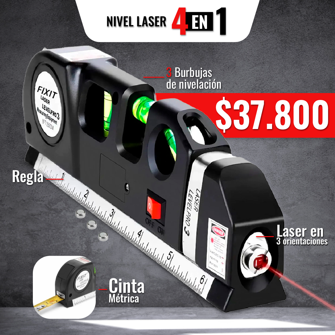 Nivel laser 4 en 1